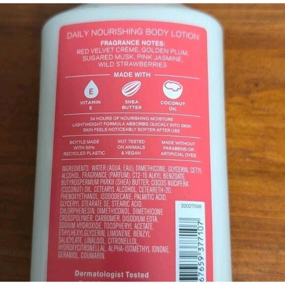 Rare New VELVET SUGAR Lotion- Bath & Body Works  Body Moisturizer Retired 8oz - Picture 3 of 3